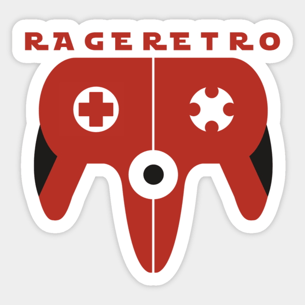 RageRetro Throwback Logo Sticker by herandhim